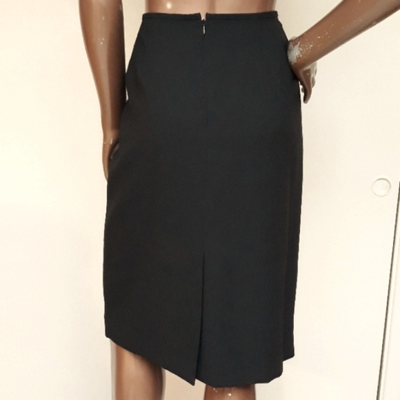 Jacqueline Ferrar Traditional Black Straight Skirt - Picture 2 of 4